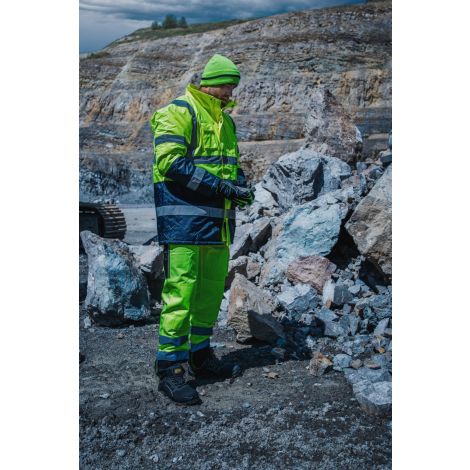 Półbuty robocze nubukowe z podnoskiem stalowym czarne S3 SRC Lahti Pro L30414 - 8